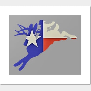 Texas Jackalope Cowboy Posters and Art